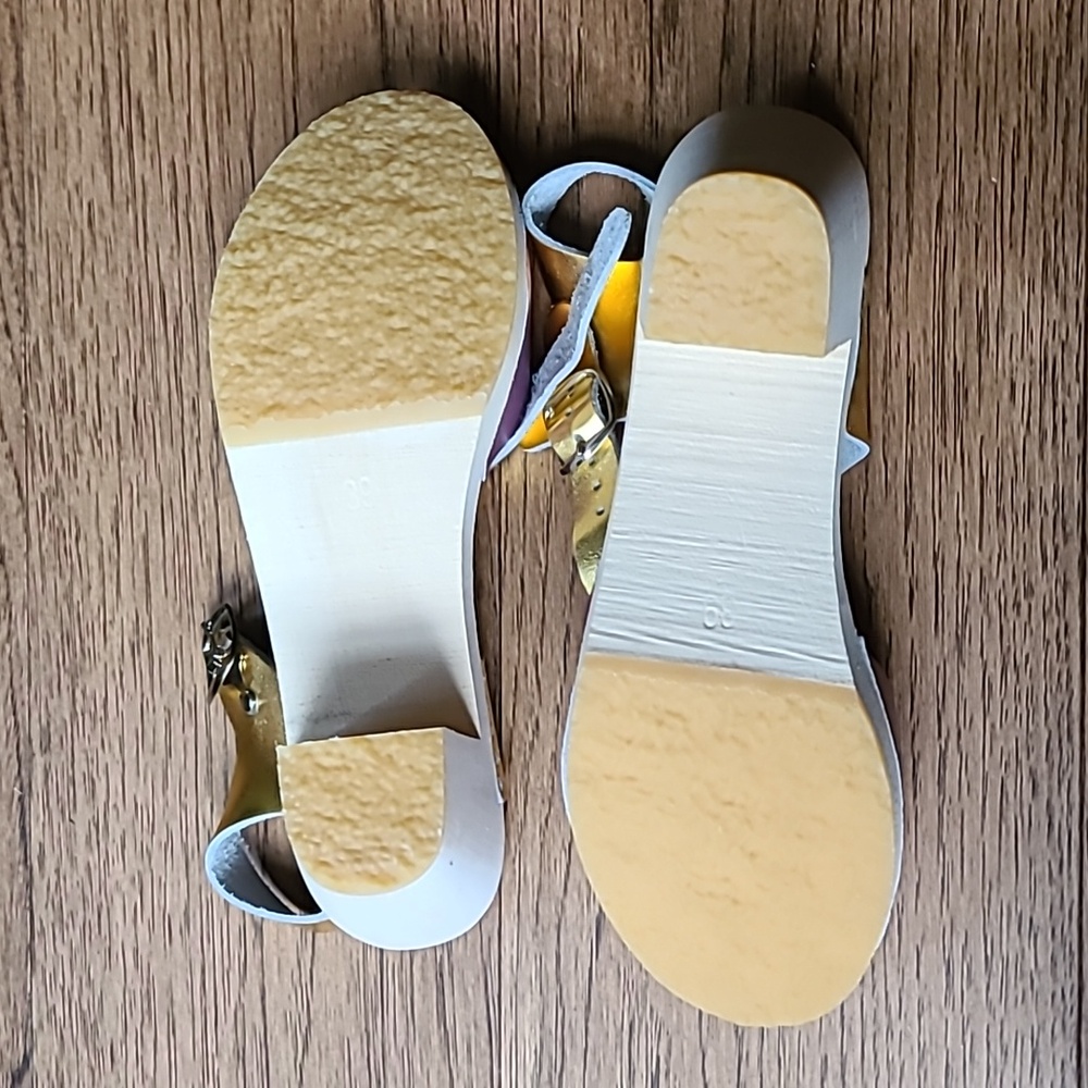 Lili & Lala Visby Heeled Wooden Clog 39 Eu , Size 8 Us - Picture 5 of 11